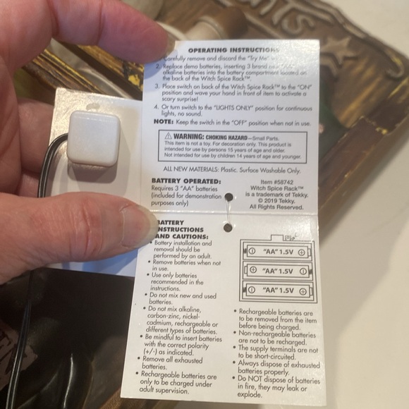 NWT Witch Spice Rack - Picture 9 of 12